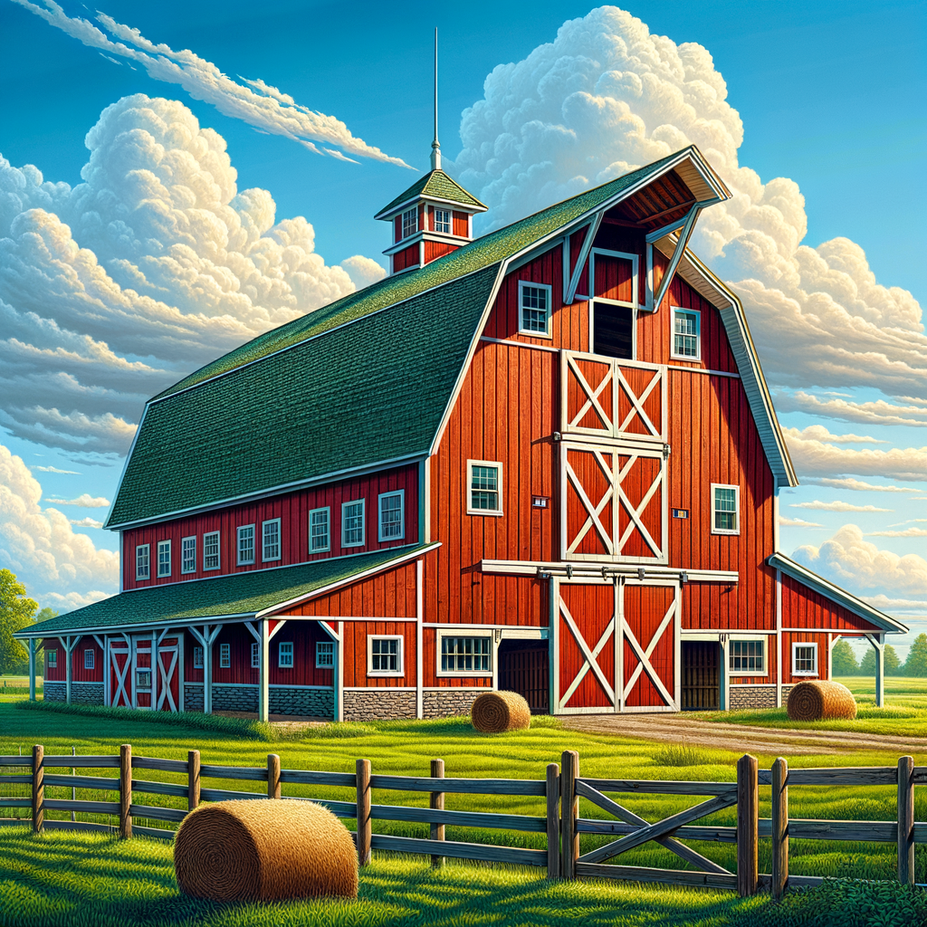 American style barn